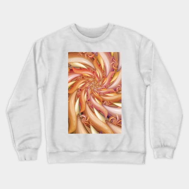 Autumn Spiral Crewneck Sweatshirt by pinkal